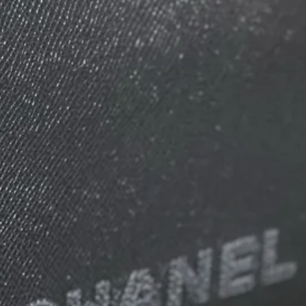 Authentic Chanel Black Leather Tote Bag - Picture 3 of 16